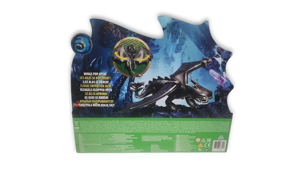 New 2019 DreamWorks How To Train Your Dragon: The Hidden World Deluxe Toothless